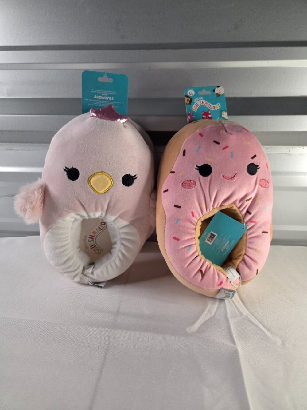 NWT Bundle Squishmallows Kids Slippers Size 4-5 Plush Character